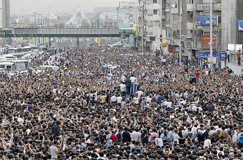 گزارش تصویری از تجمعات